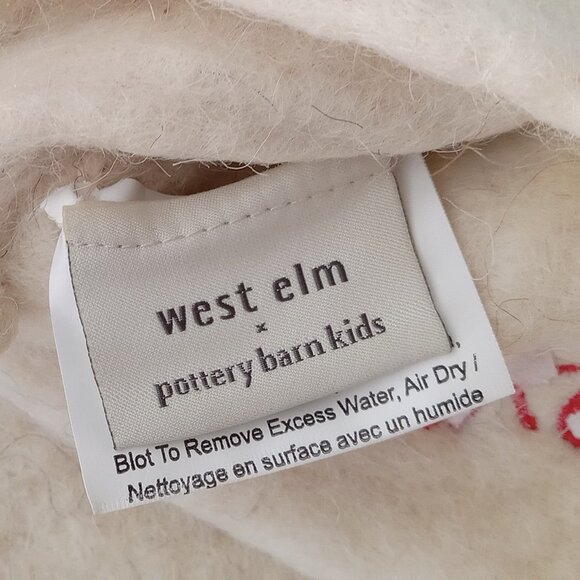 POTTERY BARN West Elm Felt Christmas Stockings Wool Monogrammed Santa BUNDLE NWT - Picture 10 of 12